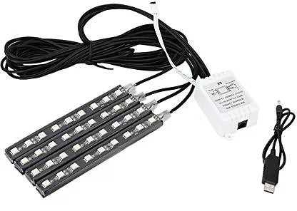 RGB Car Interior Neon Lights with Wireless Remote Control